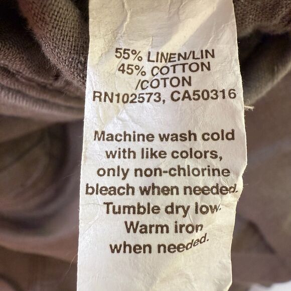 Hollister Women’s Capri Cargo Pants Women’s Size Large Khaki Brown *Fabric Pull* - Picture 7 of 9